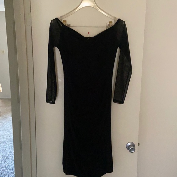mesh midi long sleeve dress Ruched Mesh Midi Dress